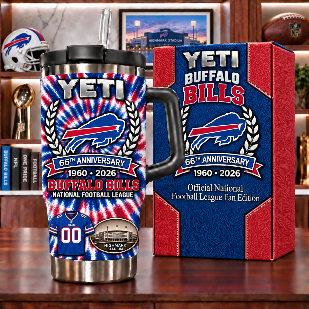 Buffalo Bills Anniversary Tumbler