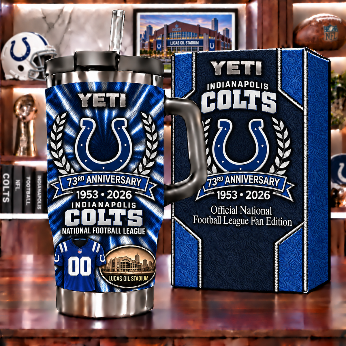 Indianapolis Colts Anniversary Tumbler