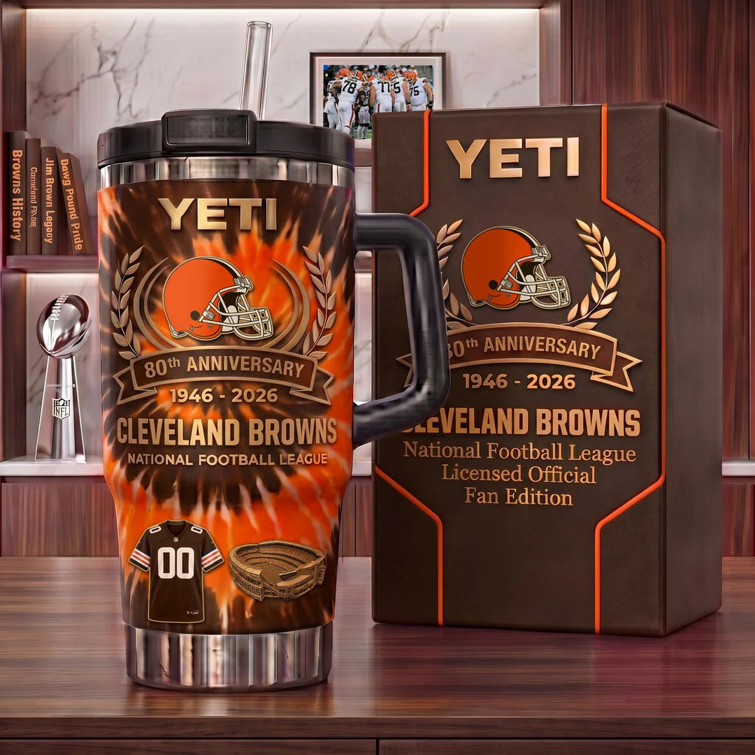 Cleveland Browns Anniversary Tumbler