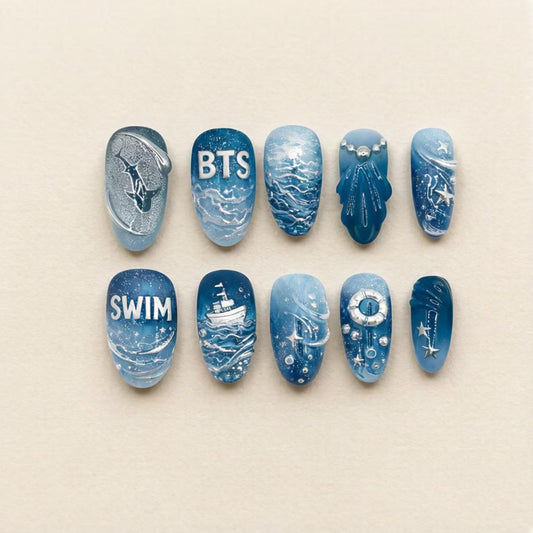 BTS Press On Nails V10