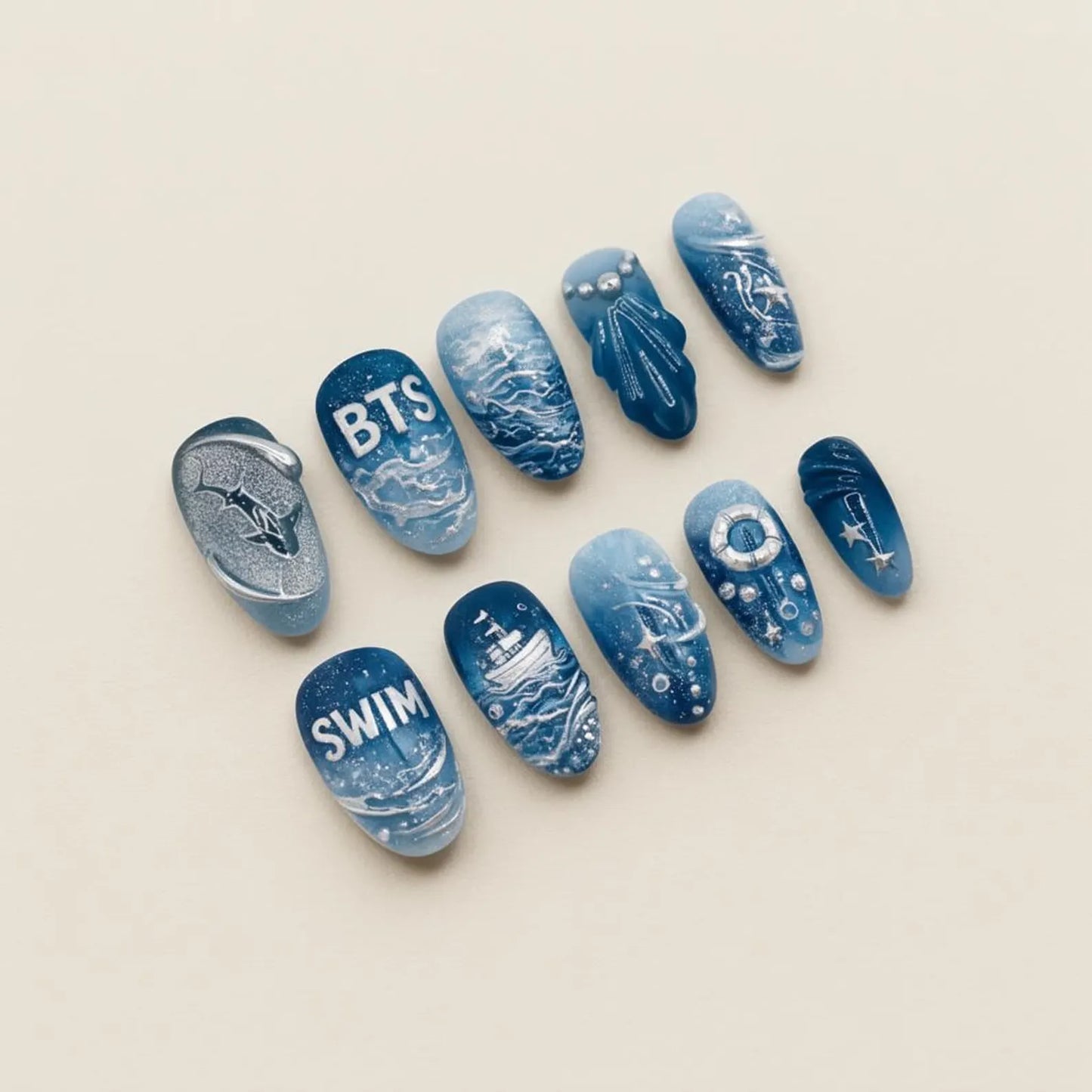 BTS Press On Nails V10