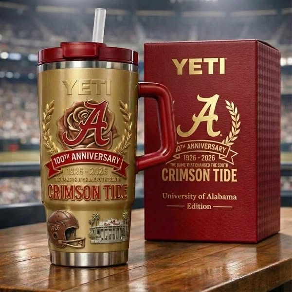 Alabama Crimson Tide Anniversary Tumbler
