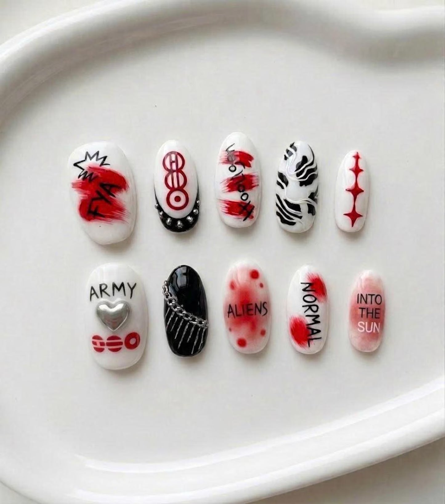 BTS Press On Nails V14
