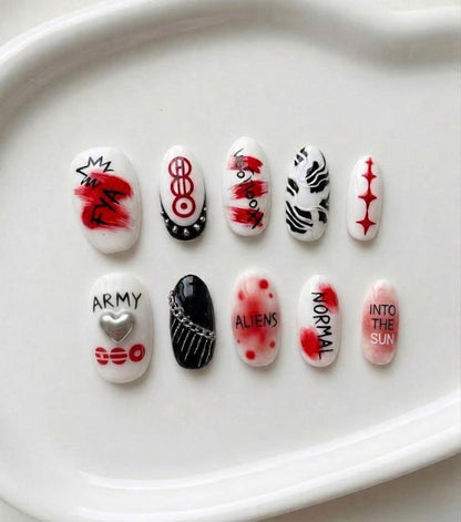 BTS Press On Nails V14