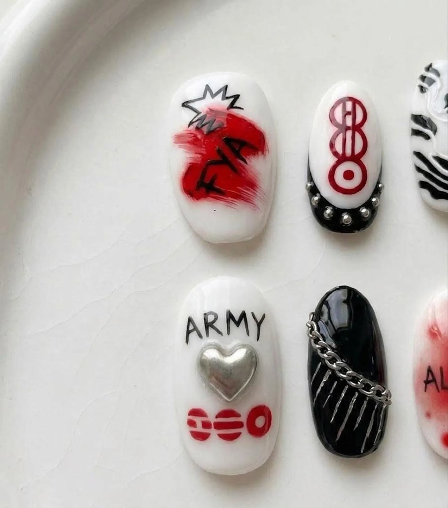 BTS Press On Nails V14