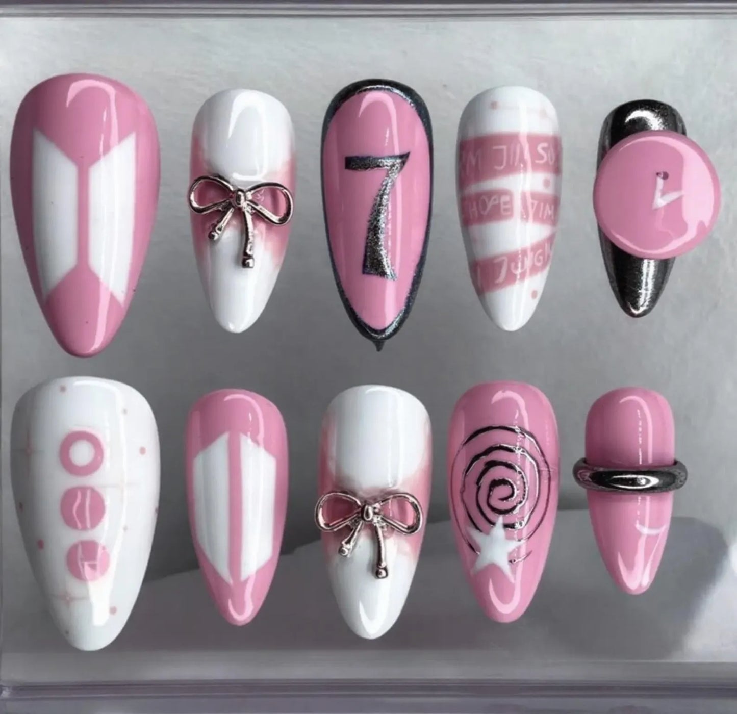 BTS Press On Nails V15