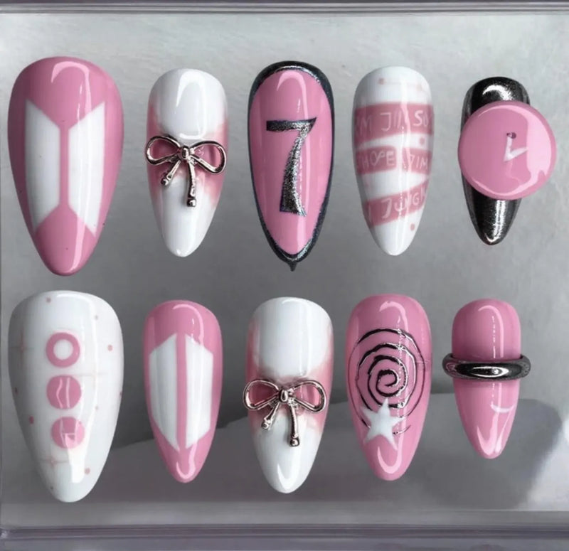 BTS Press On Nails V15