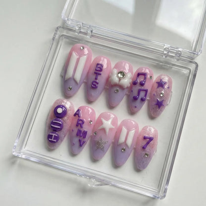 BTS Press On Nails V17