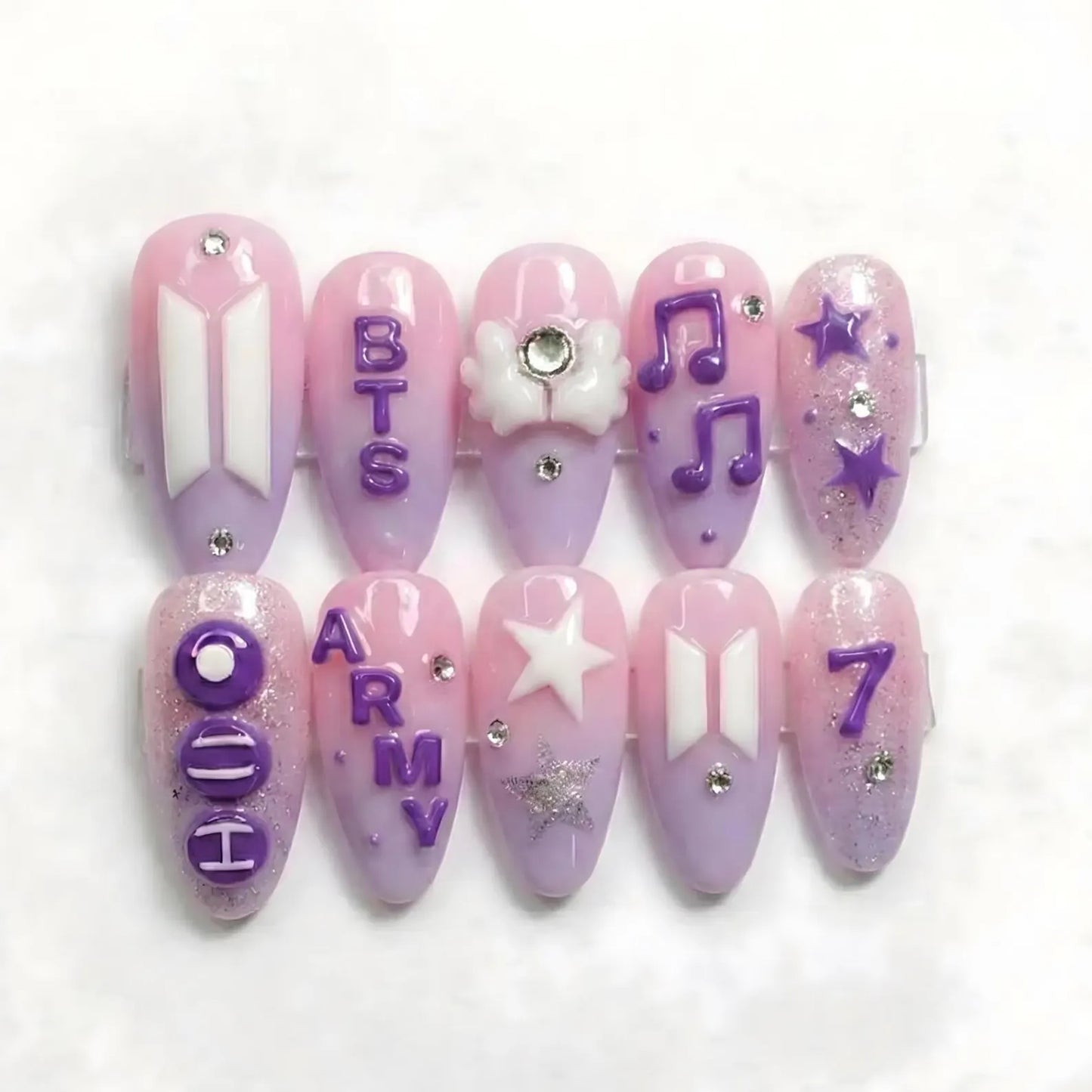 BTS Press On Nails V17