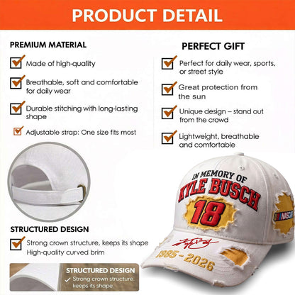 Kyle Busch Hat Racing Fan Gift V8