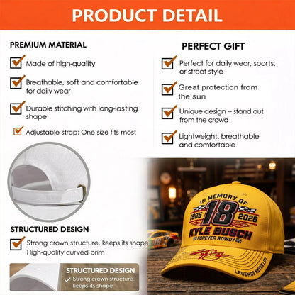 Kyle Busch Hat Racing Fan Gift V10