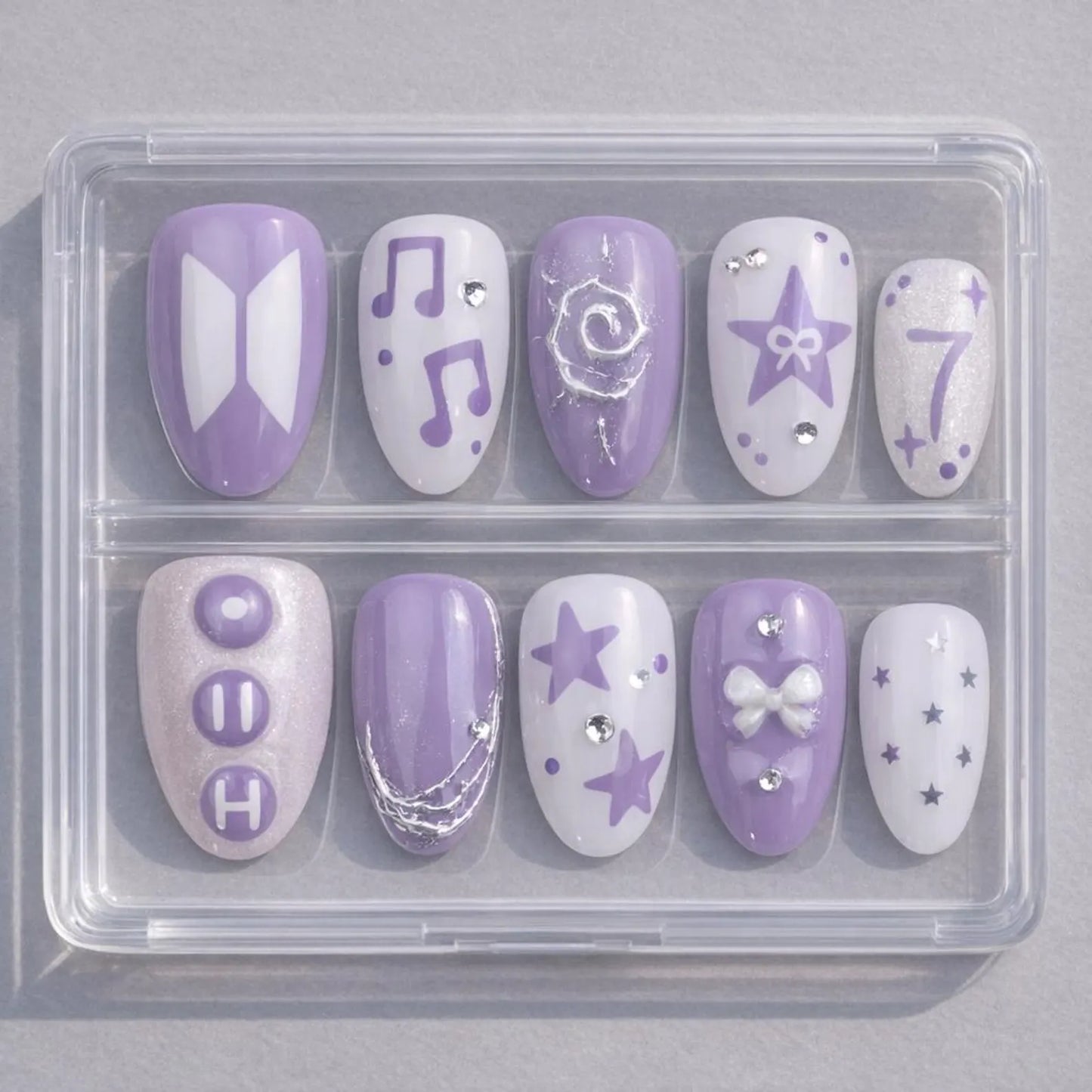 BTS Press On Nails V18