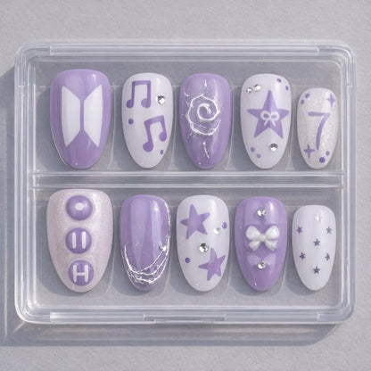 BTS Press On Nails V18
