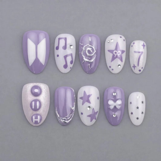 BTS Press On Nails V18