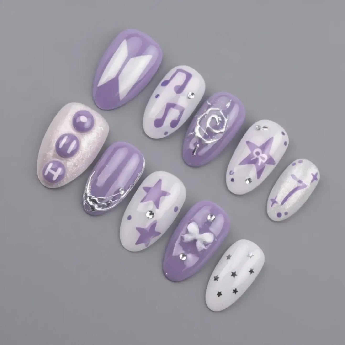 BTS Press On Nails V18