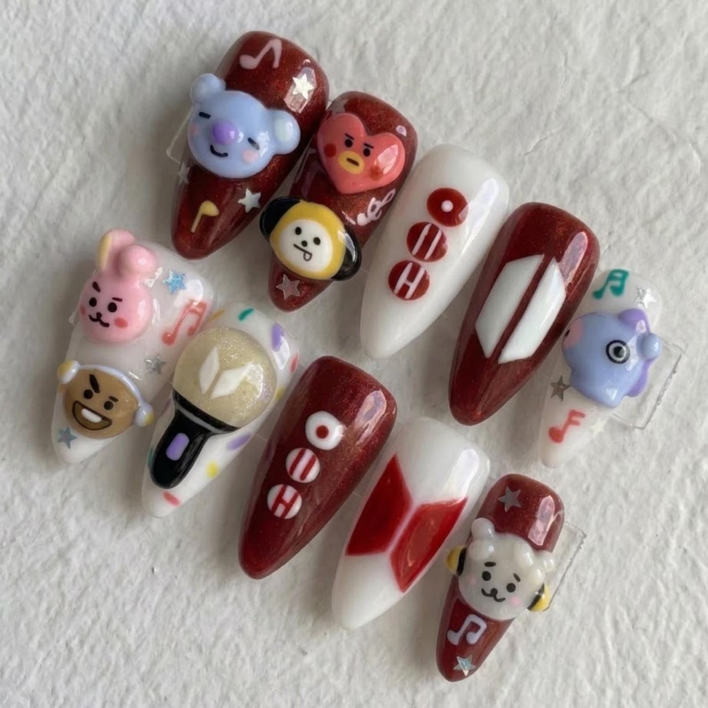 BTS Press On Nails V2