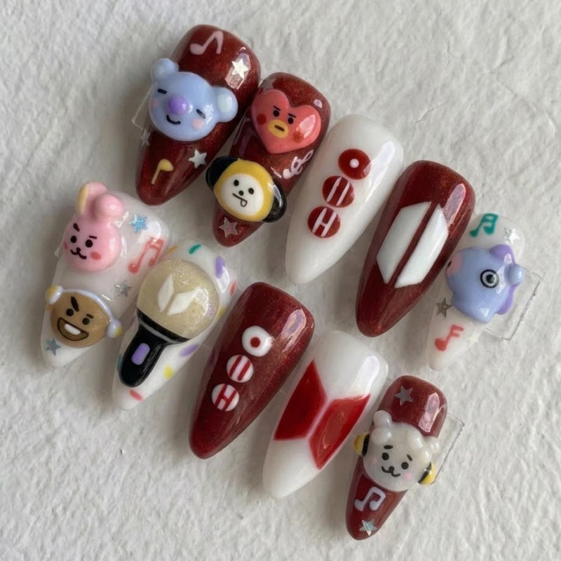 BTS Press On Nails V2