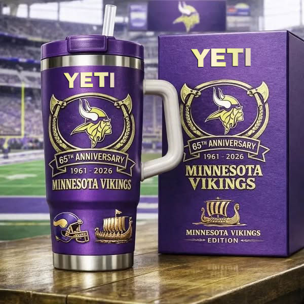 Minnesota Vikings Anniversary Tumbler