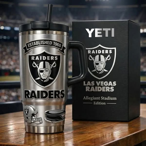 Raiders  Anniversary Tumbler