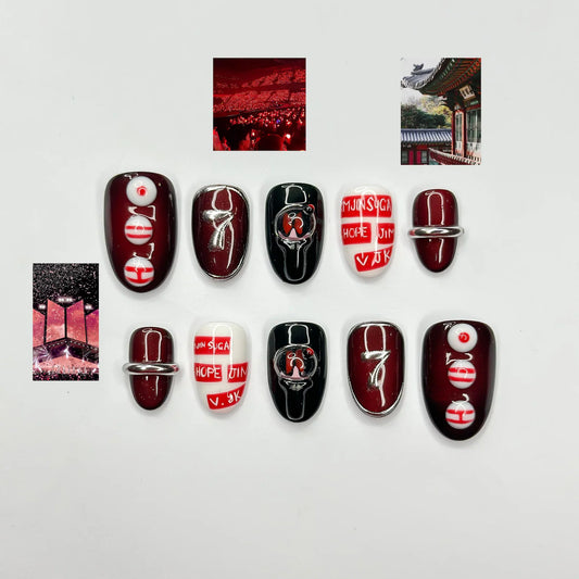BTS Press On Nails V4