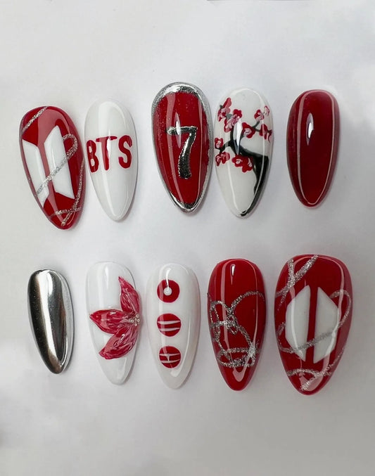BTS Press On Nails V5
