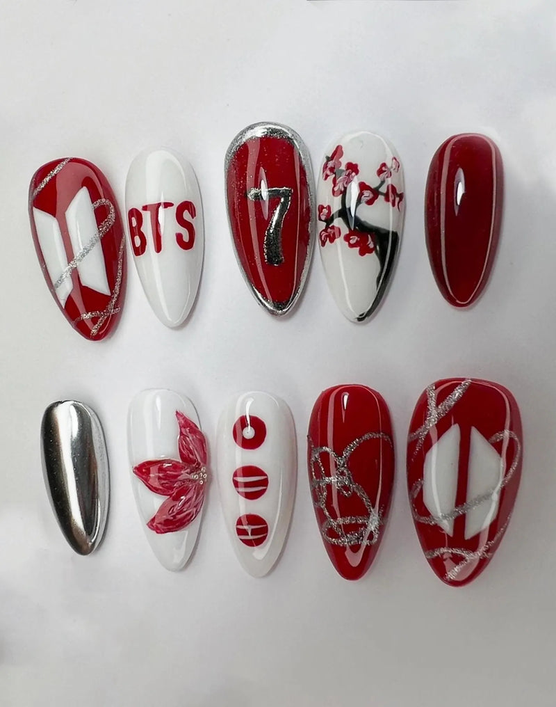 BTS Press On Nails V5