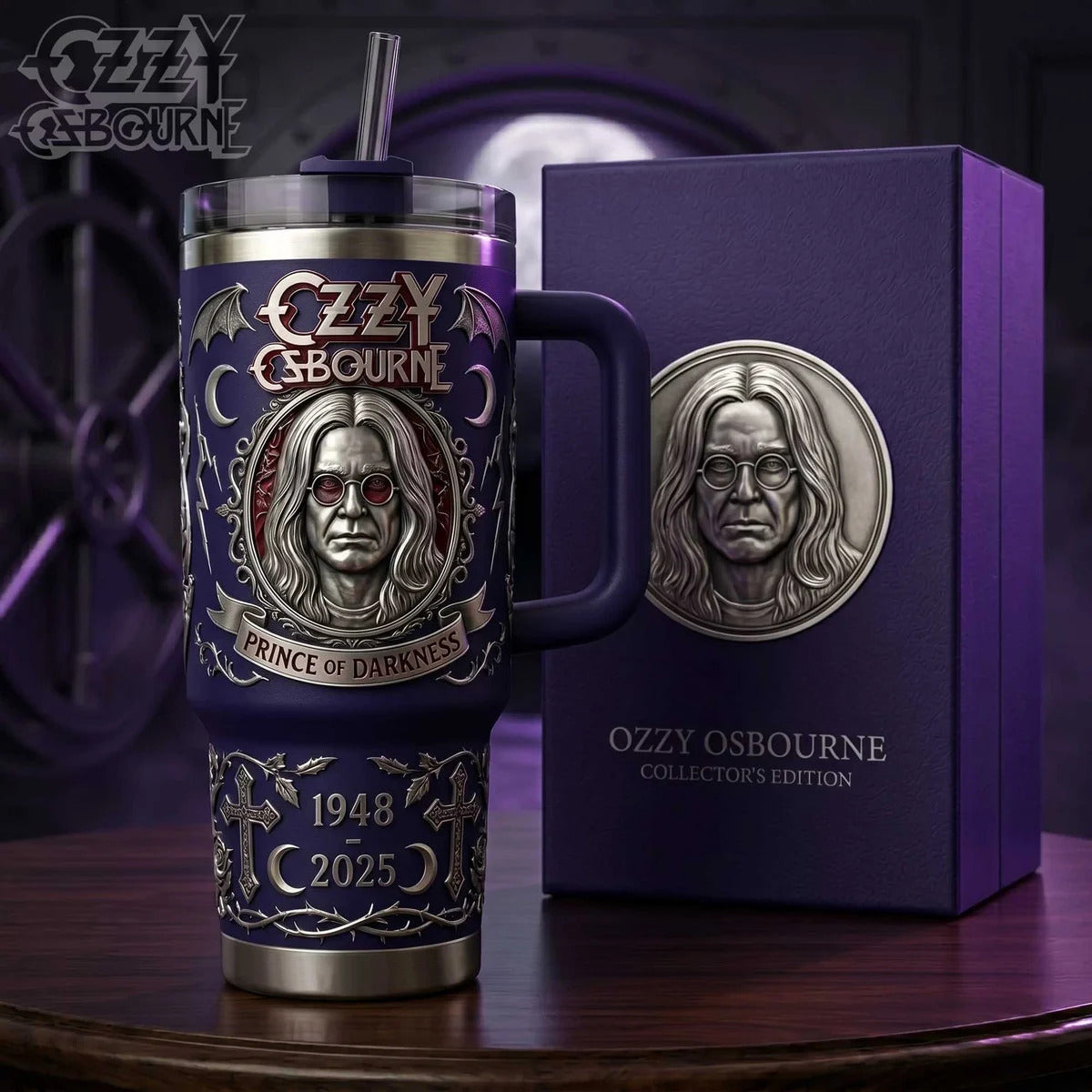 Ozzy Osbourne Anniversary Tumbler V4