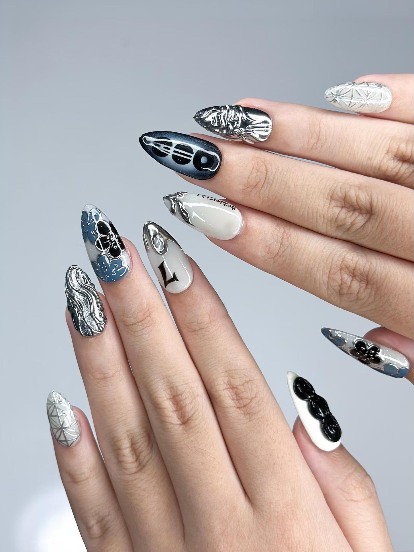 BTS Press On Nails V8