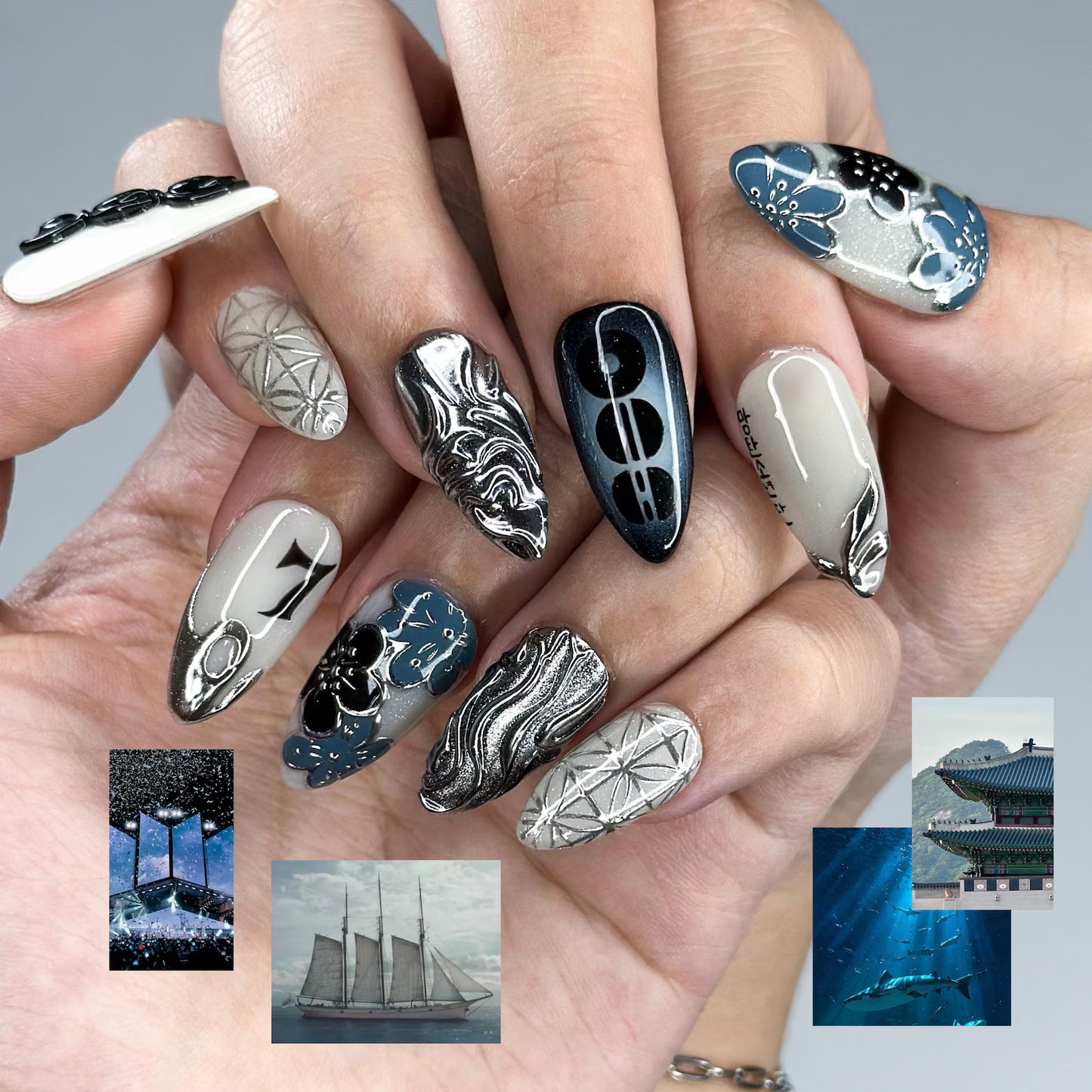 BTS Press On Nails V8