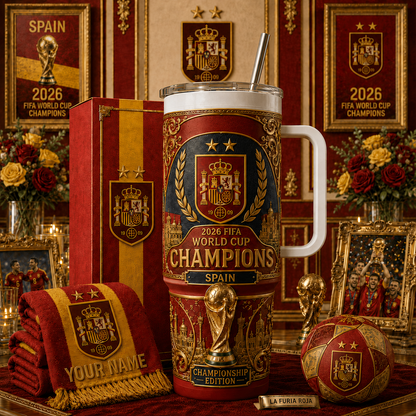 Spain FiFa World Cup 2026 Champions Tumbler