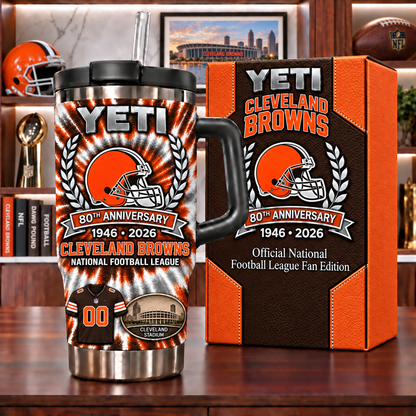 Cleveland Browns Anniversary Tumbler