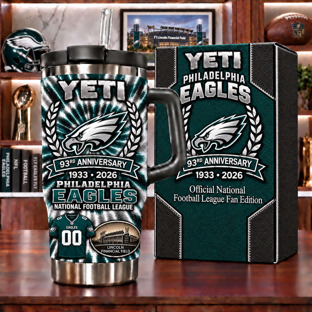 Philadelphia Eagles Anniversary Tumbler