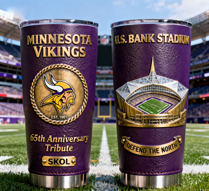 Minnesota Vikings Anniversary Tumbler