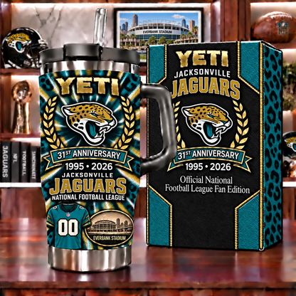 Jacksonville Jaguars  Anniversary Tumbler