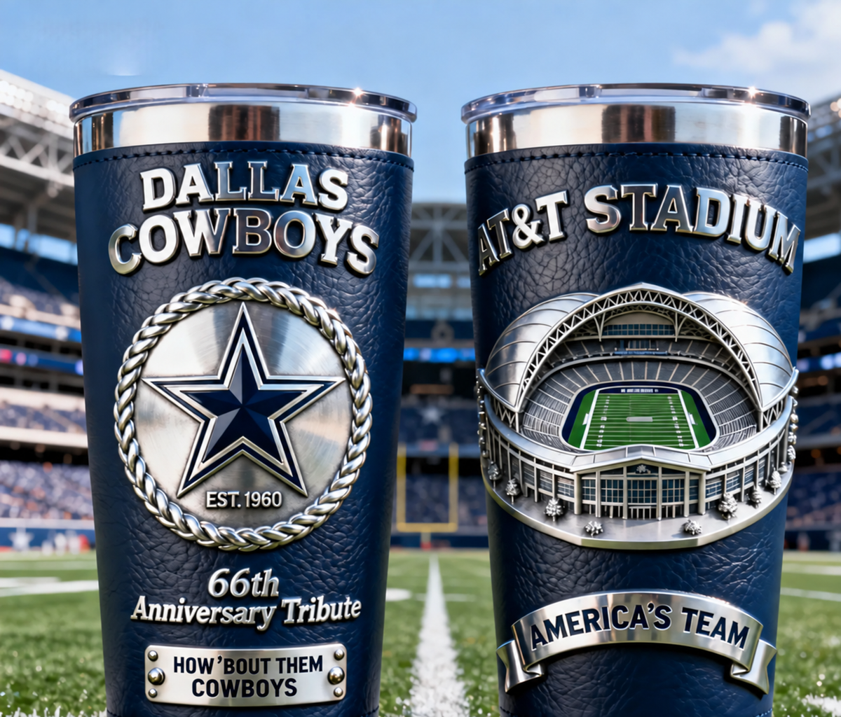 Cowboys 66th Anniversary Tumbler