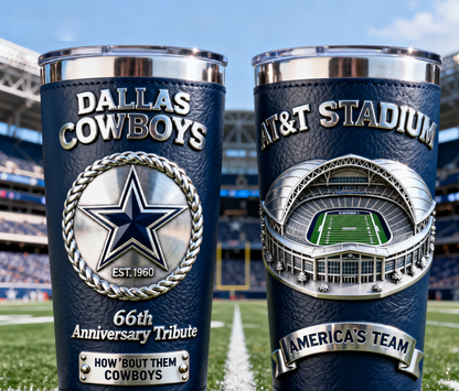 Cowboys 66th Anniversary Tumbler