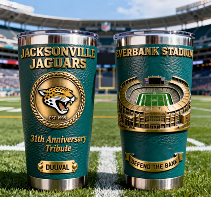 Jacksonville Jaguars  Anniversary Tumbler