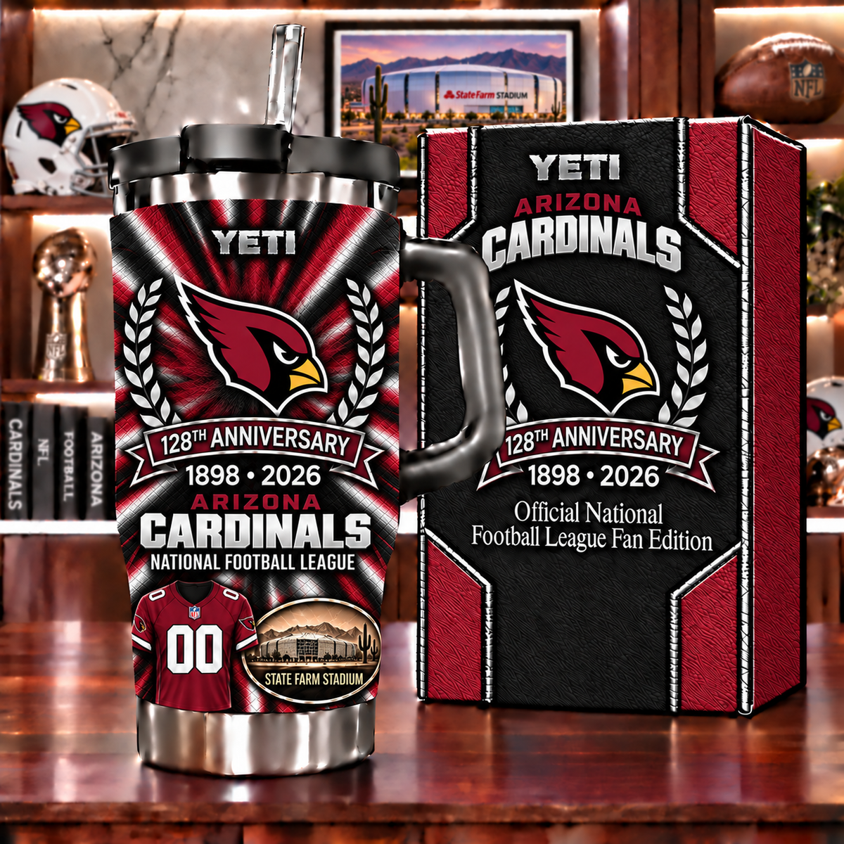 Arizona Cardinals Anniversary Tumbler
