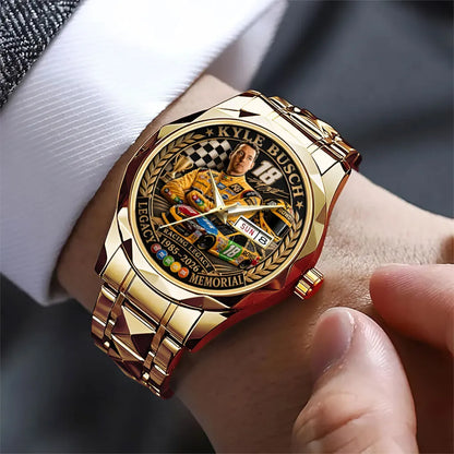 Kyle Busch Alloy Luxury Quartz Watch