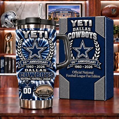 Cowboys 66th Anniversary Tumbler