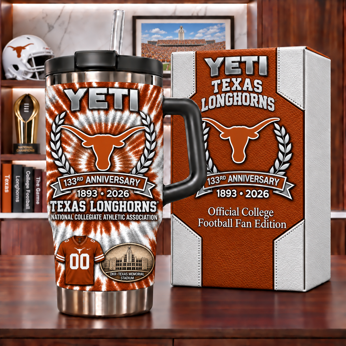 Texas Longhorns Anniversary Tumbler