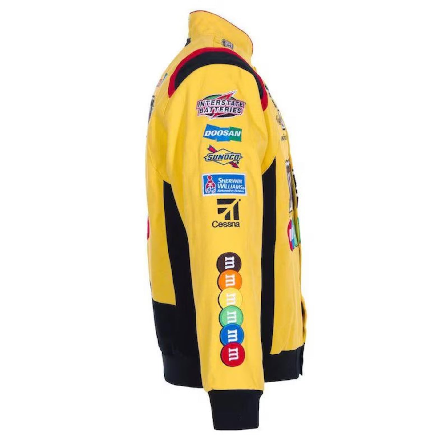M&M's NASCAR Racing Sublimation Jacket Kyle Busch Fans wear