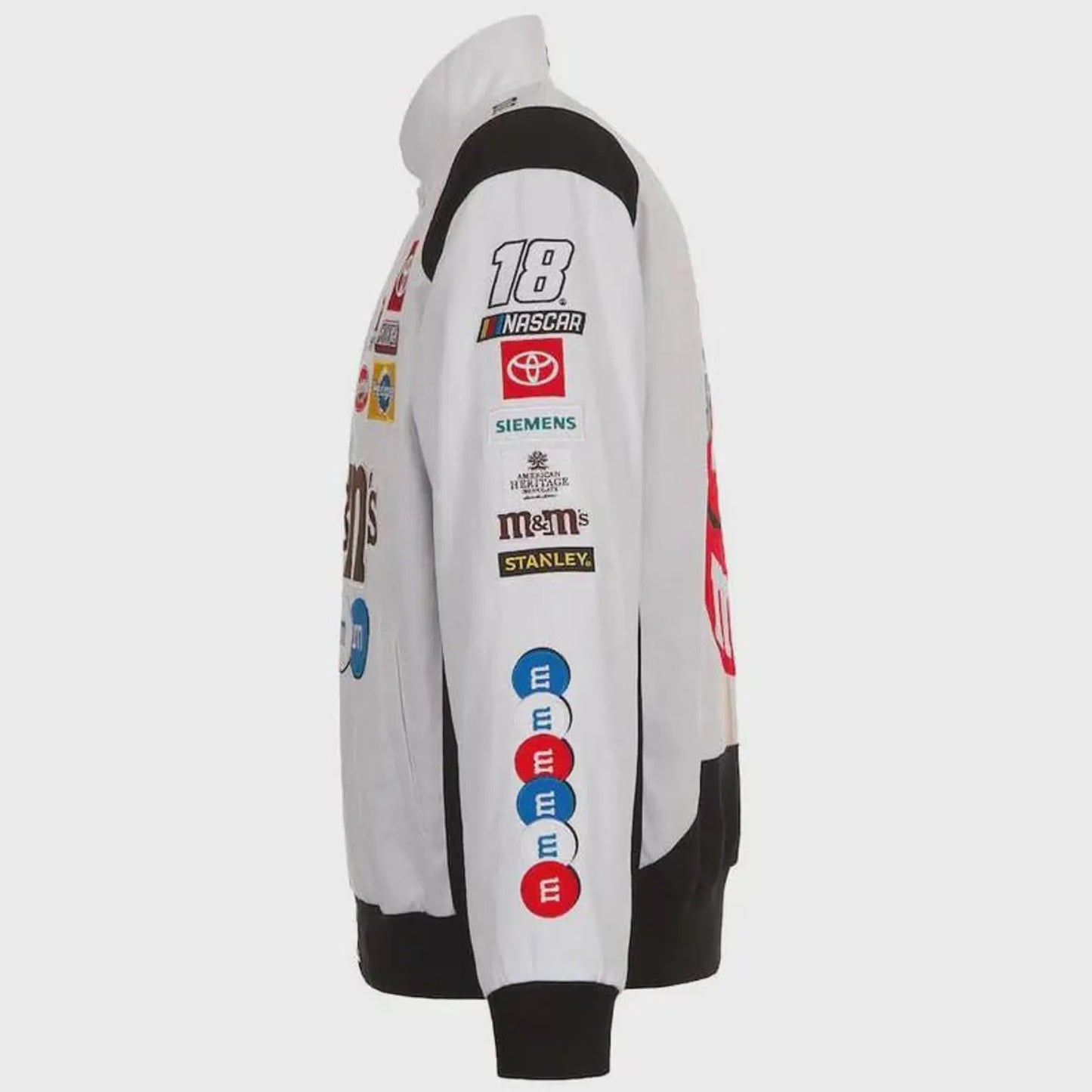 M&M's NASCAR Racing Sublimation Jacket Kyle Busch Fans wear