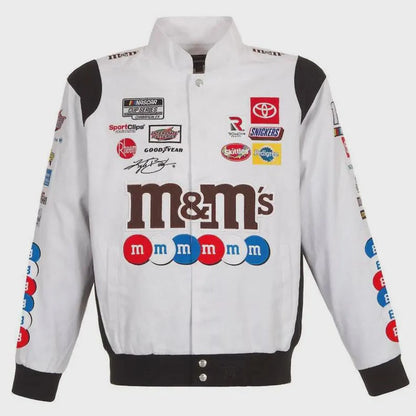 M&M's NASCAR Racing Sublimation Jacket Kyle Busch Fans wear
