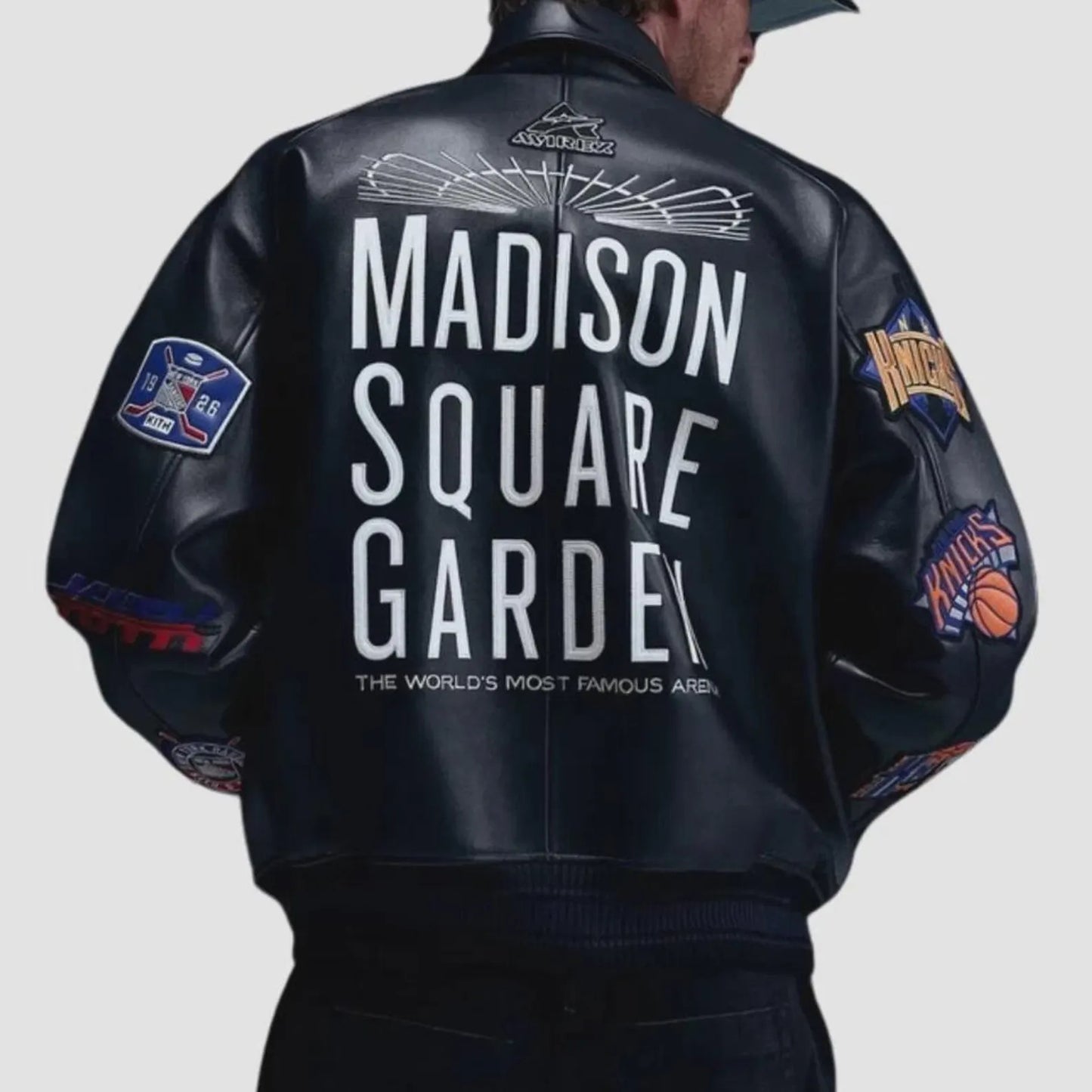 NY Knicks Leather Jacket