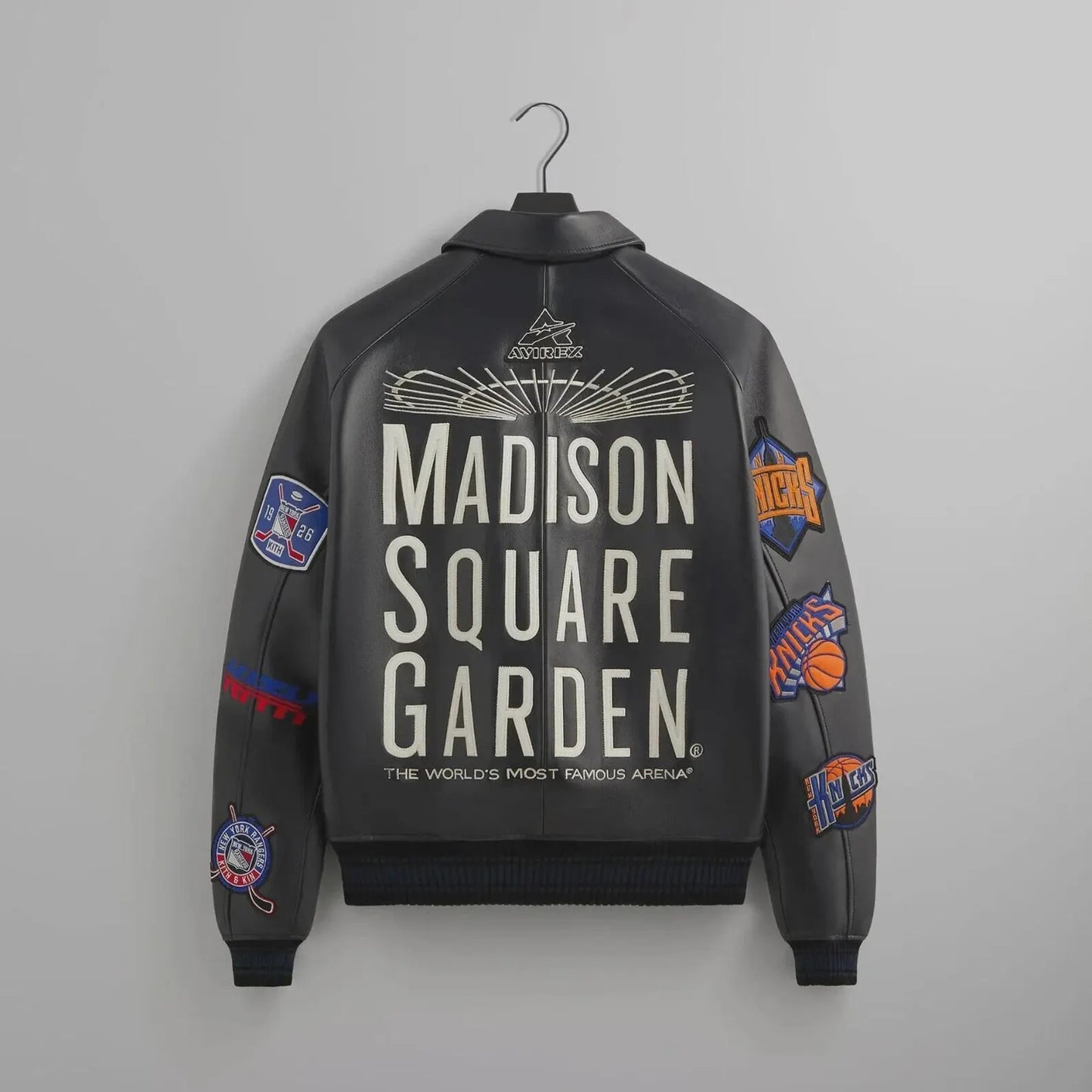 NY Knicks Leather Jacket