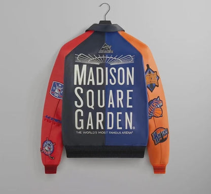 NY Knicks Leather Jacket